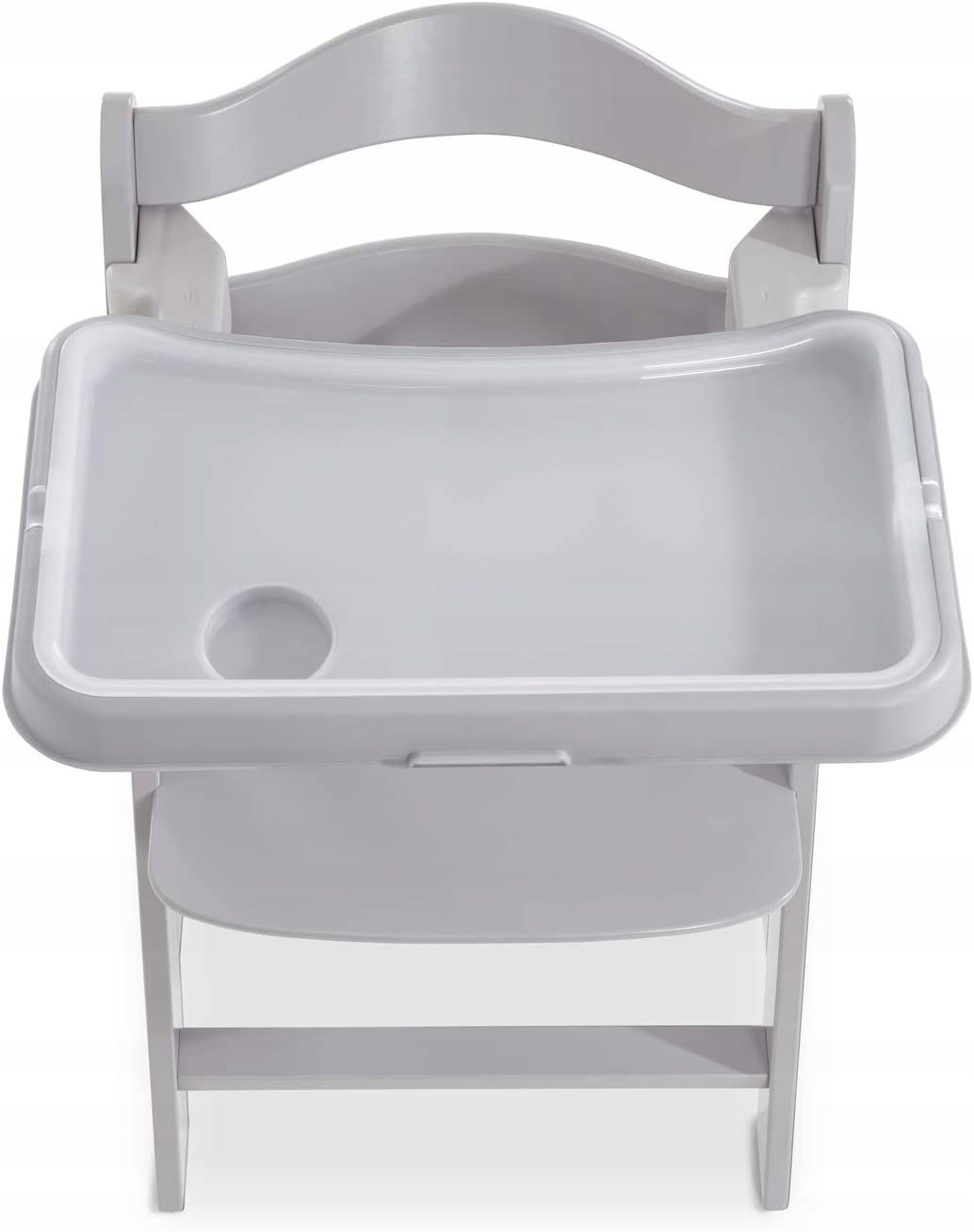 Hauck Alpha + Tray Tacka do krzesełka 3w1 szary