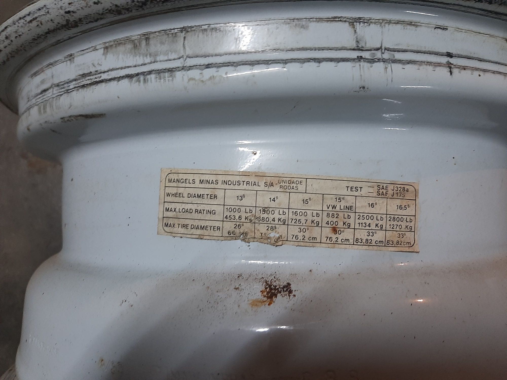 Jantes 15 furação japonesa 6x139.7/ 7j