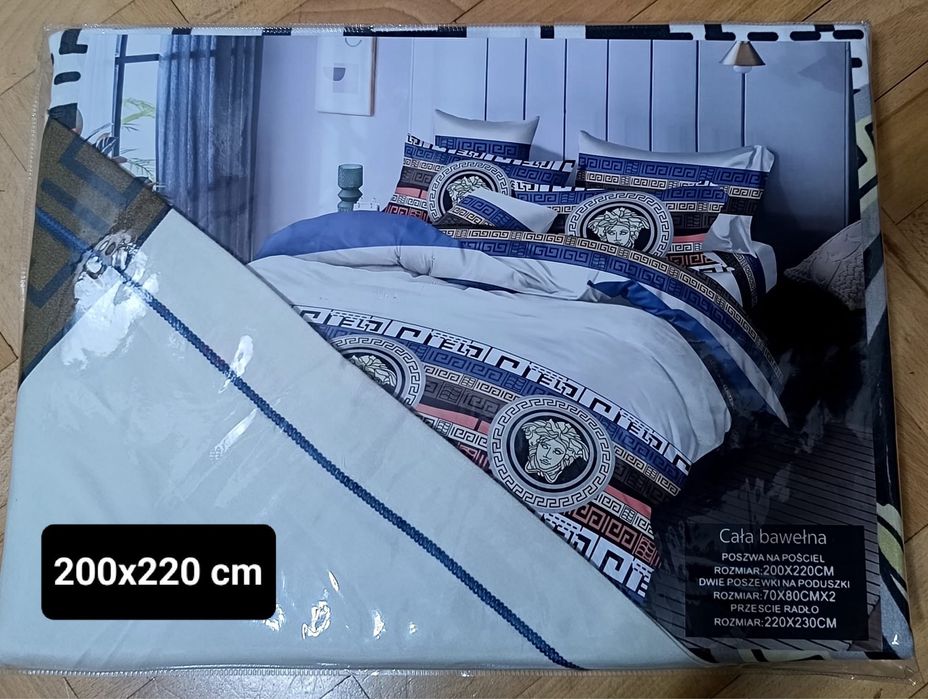 VERSACE posciel nowa 160/200 bawelna 200/220