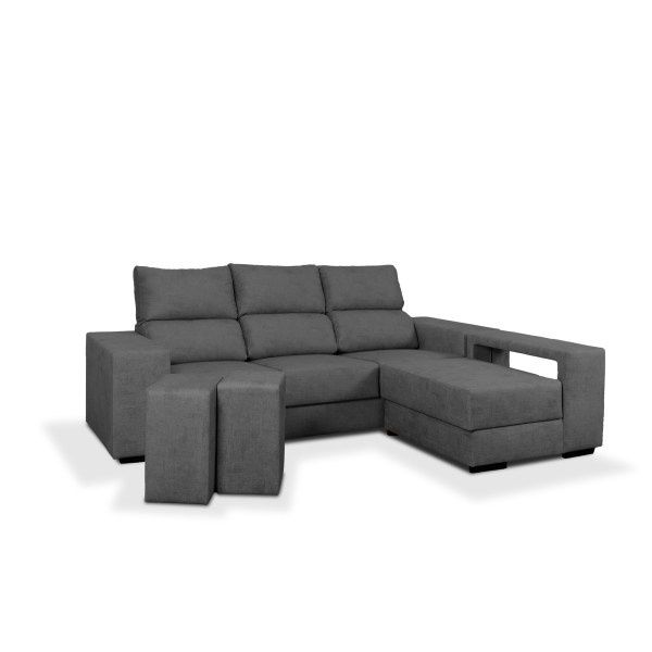 Sofá Chaise Long 4 Lugares *COMO NOVO*