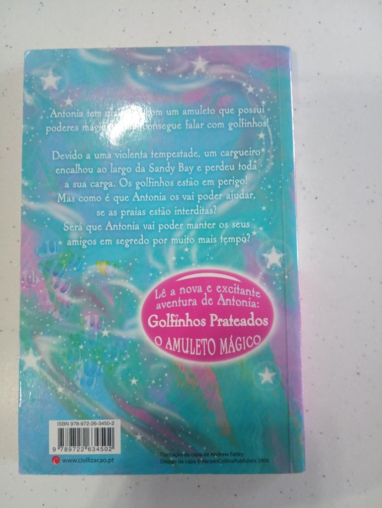 Livro"Golfinhos Prateados"amigos secretos