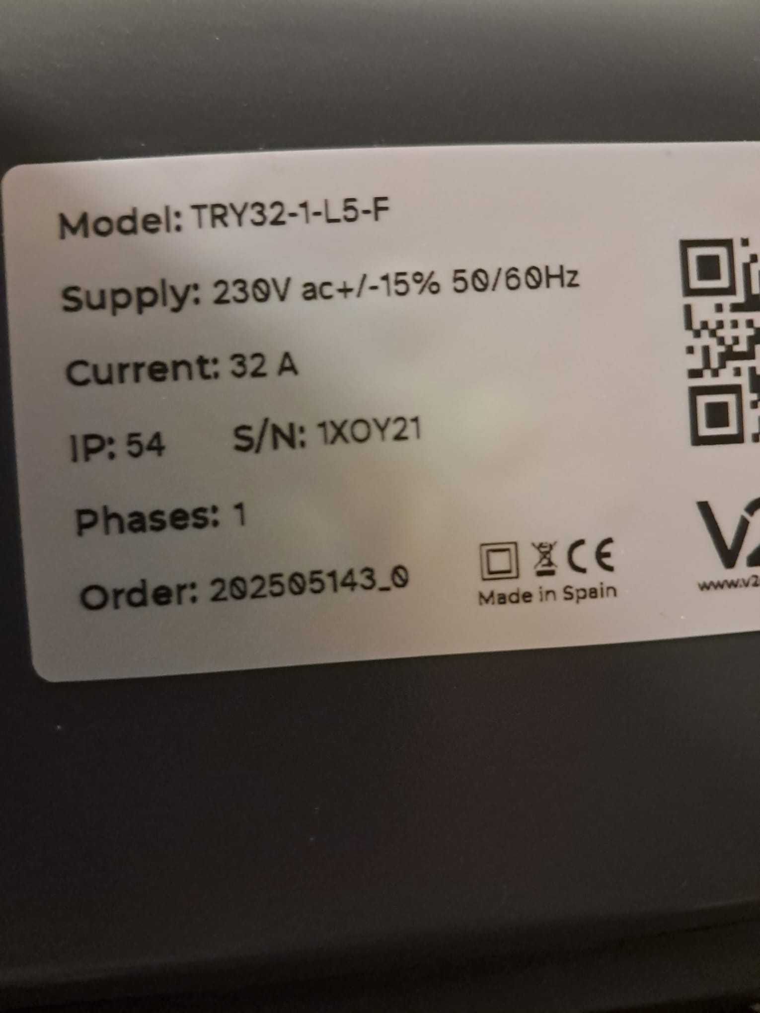 Wallbox VC TRYDAN - 7.4 kW (Ainda na caixa)