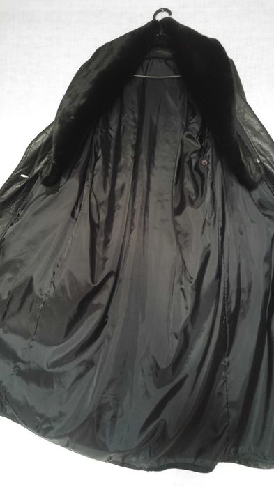 Жіночий шкіряний плащ-пальто Kum Ho Deep Classic Leather (South Korea)