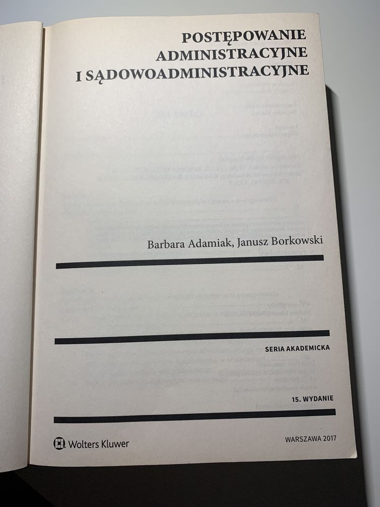 Podręcznik Postępowanie Administracyjne i Sądowoadministracyjne