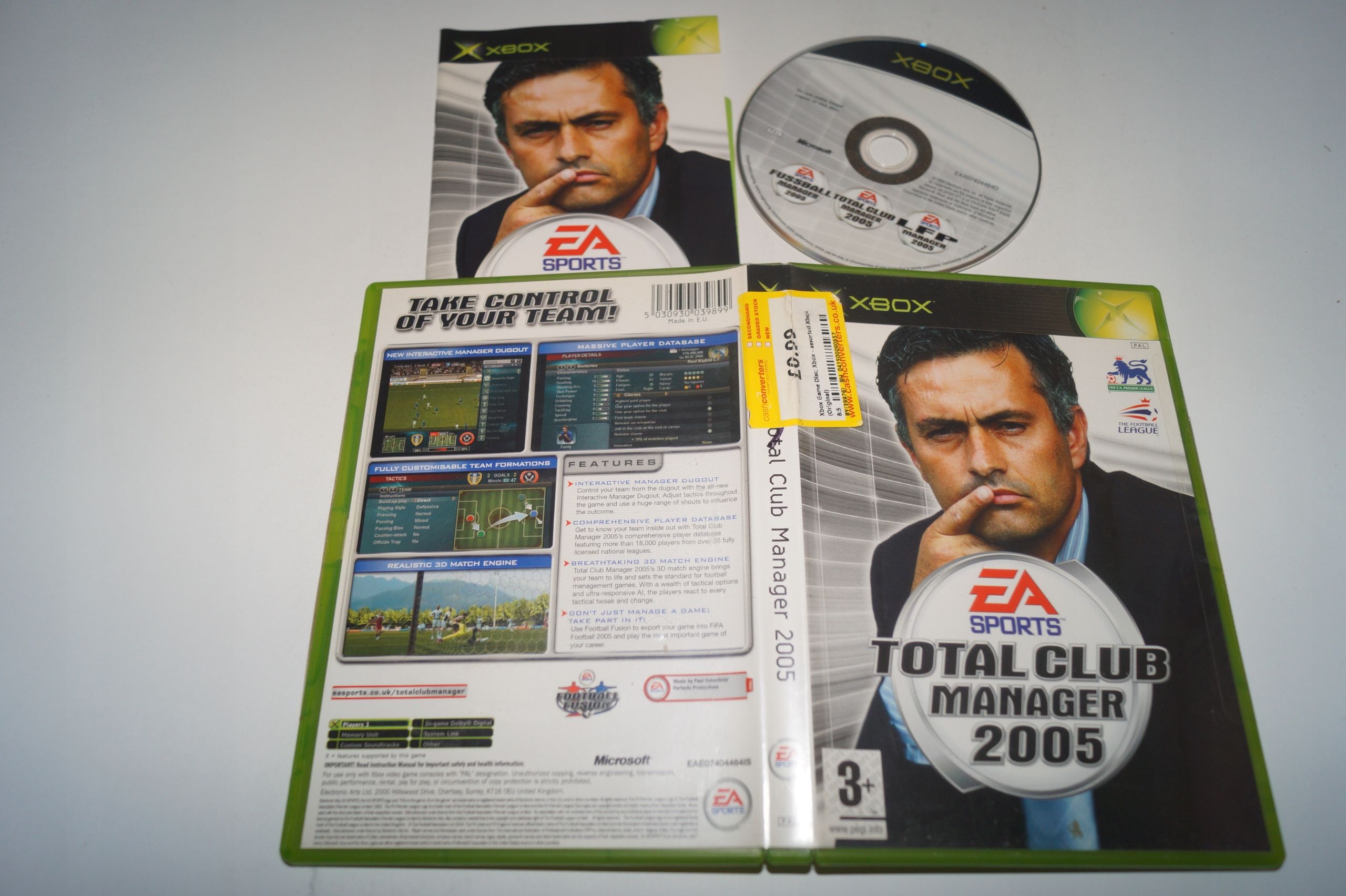 Gra Xbox Total Club Manager 2005 Microsoft Xbox