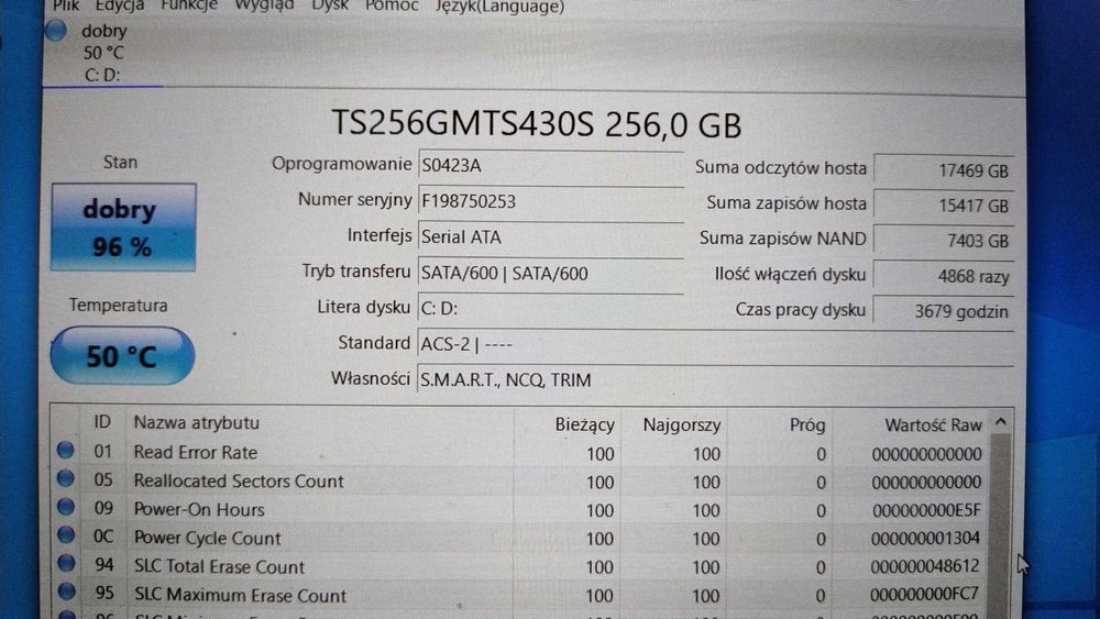 Lenovo ultrabook t470 i5-6300U 16 GB RAM - 256 SSD