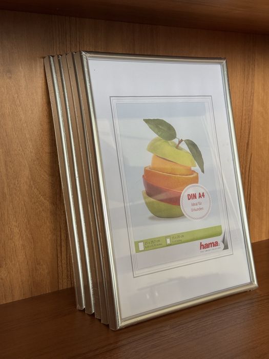 HAMA Sevilla 5 szt Srebrna ramka do dyplomów i zdjęć A4 lub 15 x 20 cm
