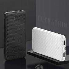 POWERBANK 10000mAh Czarny 2xUSB + USB Micro USB TYP-C 10W