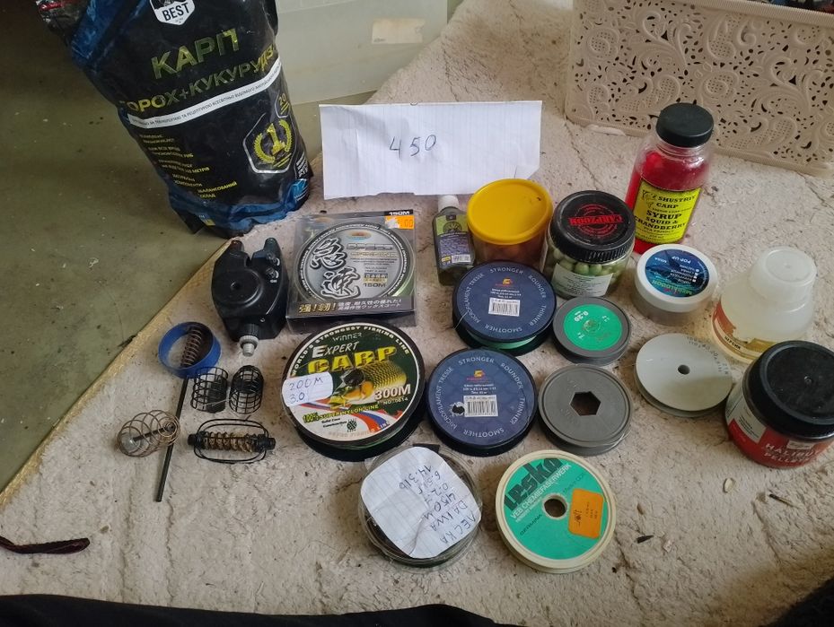 Бойлы вафтерсы сприненг 300 гр . То спиненгы .котушкы. прыманкы .на хы