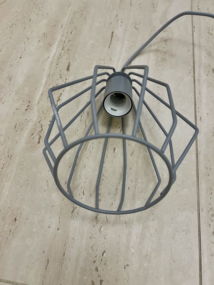 Lampa sufitowa młodzieżowa wisząca loft Brylant Gray 2226 szara