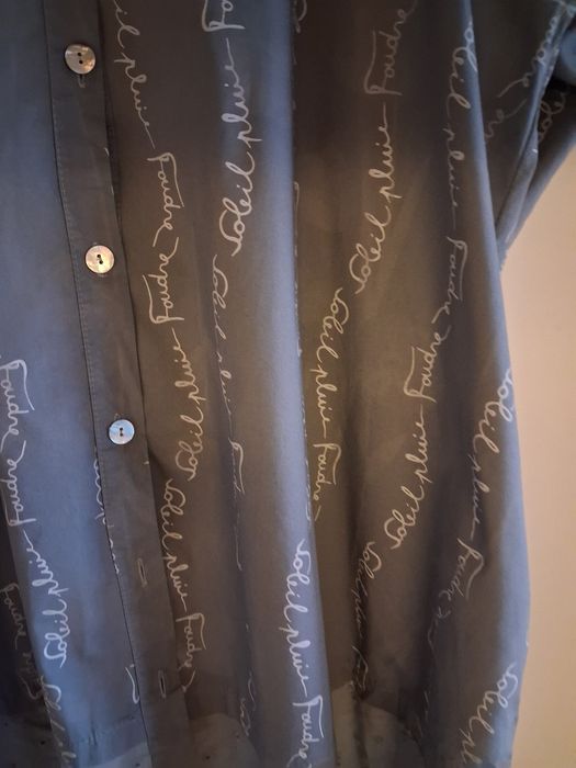 Szara dłuższa koszula