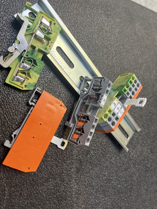 Zestaw 10 sztuk Złączka przelotowa wago 2,5 mm2