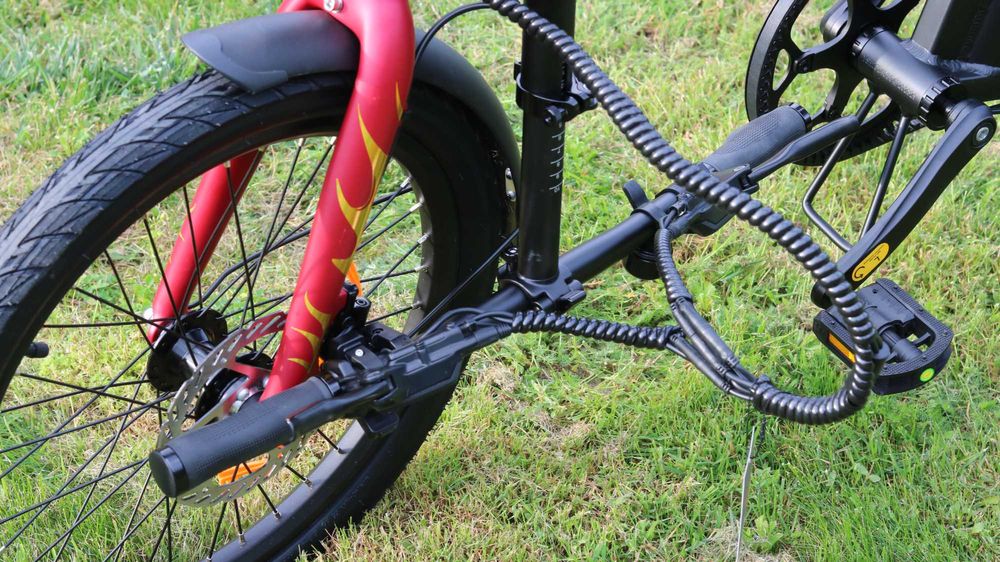 Engwe P20 Mały, lekki składak z wyjmowaną baterią