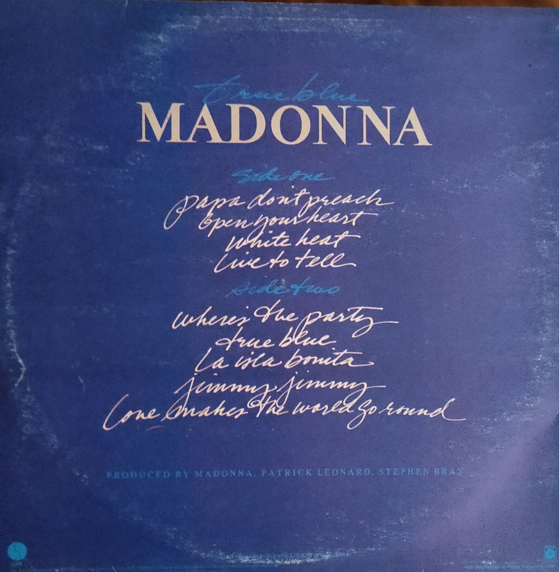 Płyta winylowa Madonna TRUE BLUE