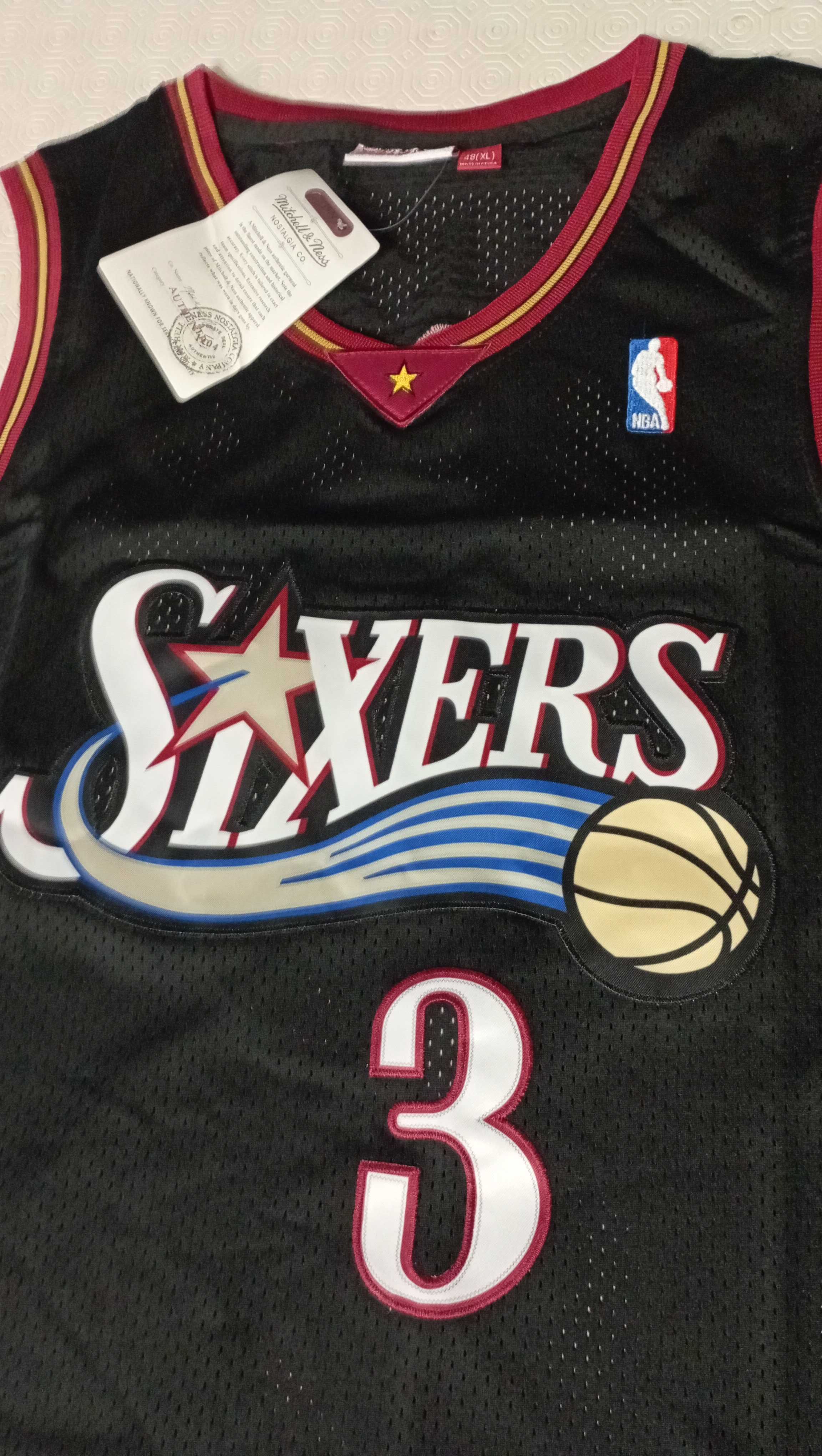 Camisola NBA Philadelphia 76ers Allen Iverson nova com etiqueta