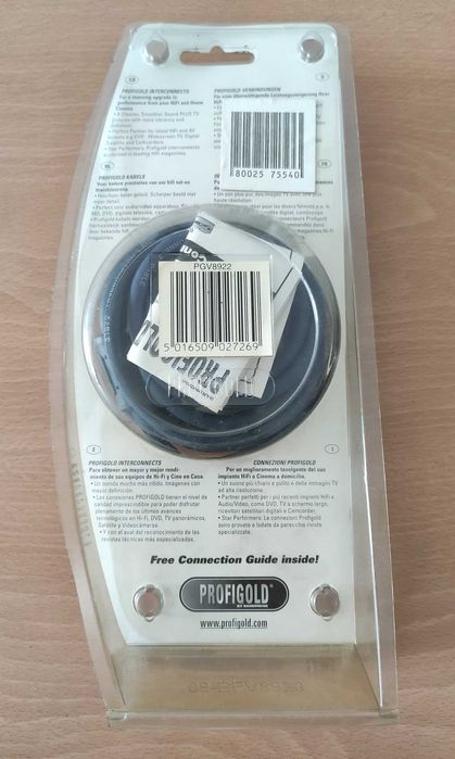 Cabo Coaxial Bandridge Profigold 2M