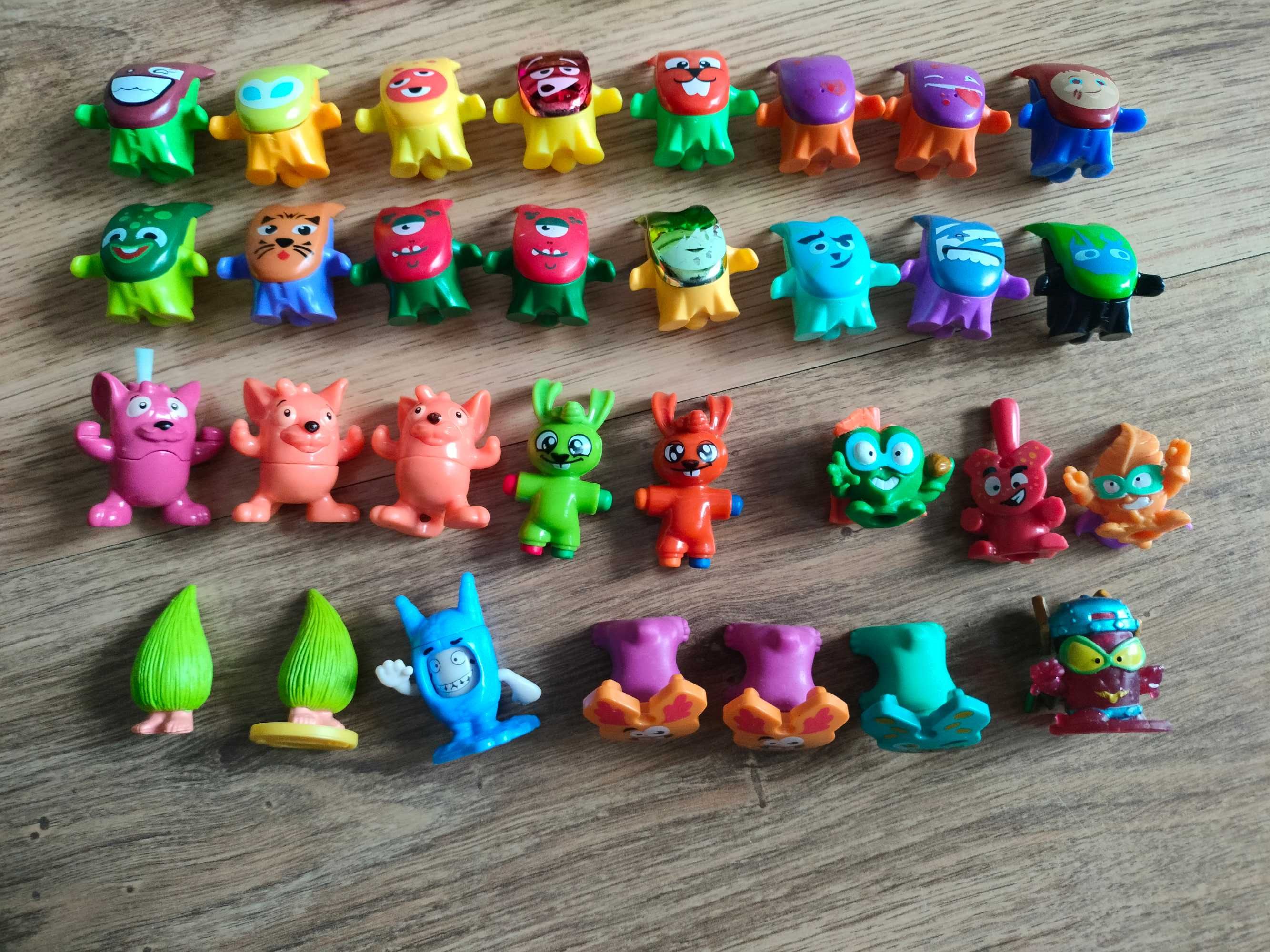 Figurki z jajek kinder
