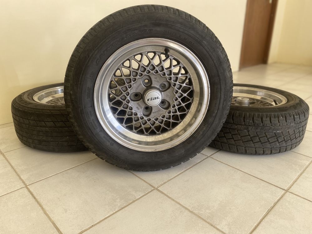 Jantes 15” 5x112 Raras Rial Mesh Mercedes AMG SL w123 w201 w115 w116