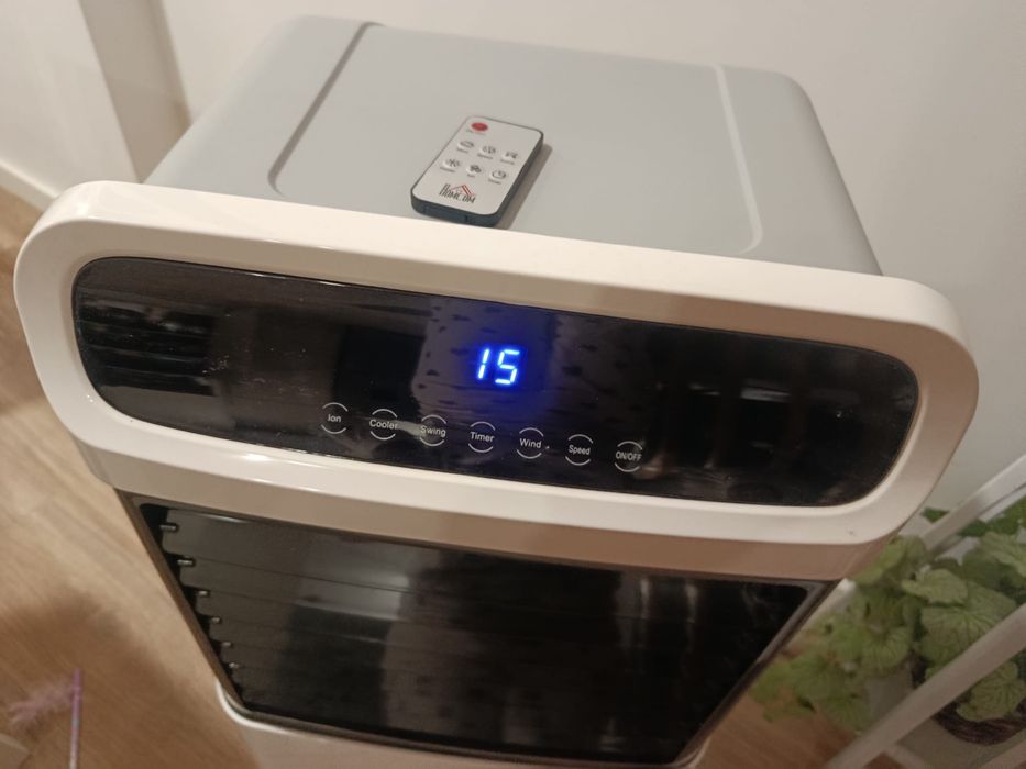 HOMCOM Climatizador Humidificador Refrigerador de Ar