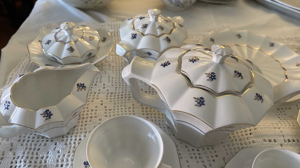 Serviço de chá Coimbra S.P. Portugal – Vintage, completo (12 pax)