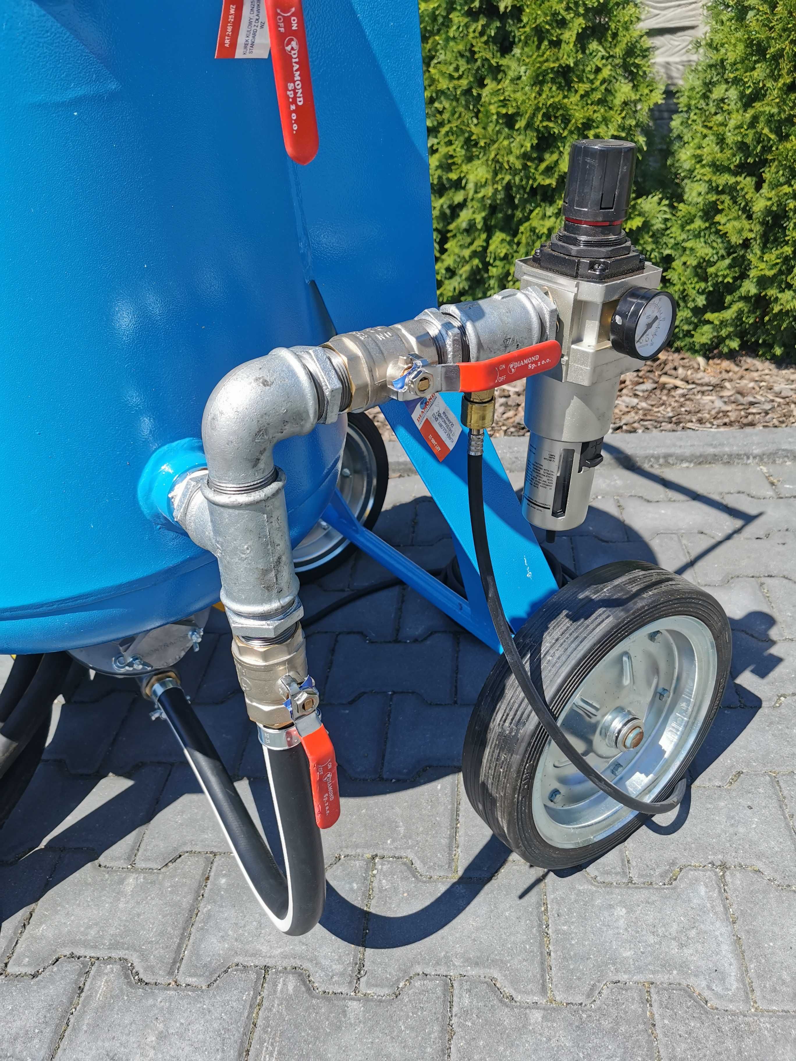 CONTRACOR Zestaw do piaskowania 100L PIASKARKA Komnino NOWA! +osprzęt
