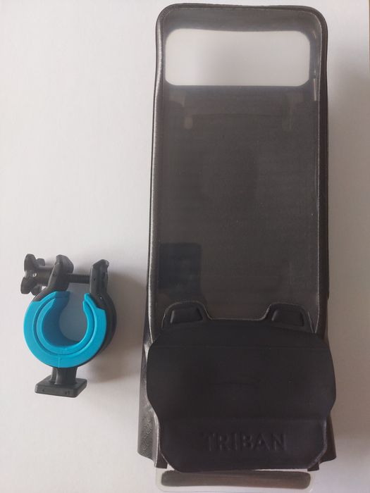 Uchwyt z etui na telefon rowerowy transport smartfon mostek kierownica