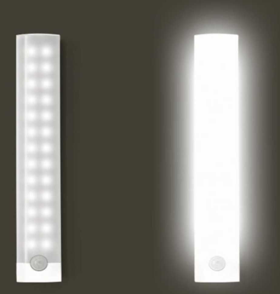 Samoprzylepna lampa LED czujnik ruchu 20 cm 20 LED