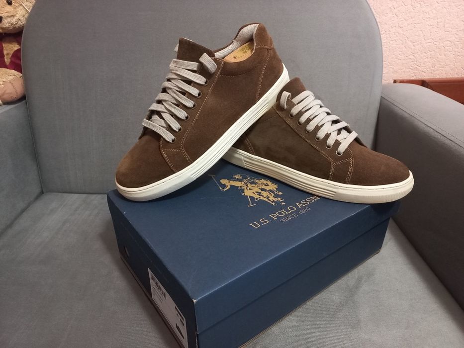 Кросівки SAMUEL WINDSOR (Hand Made) Bawn /Suede TrIners/  England