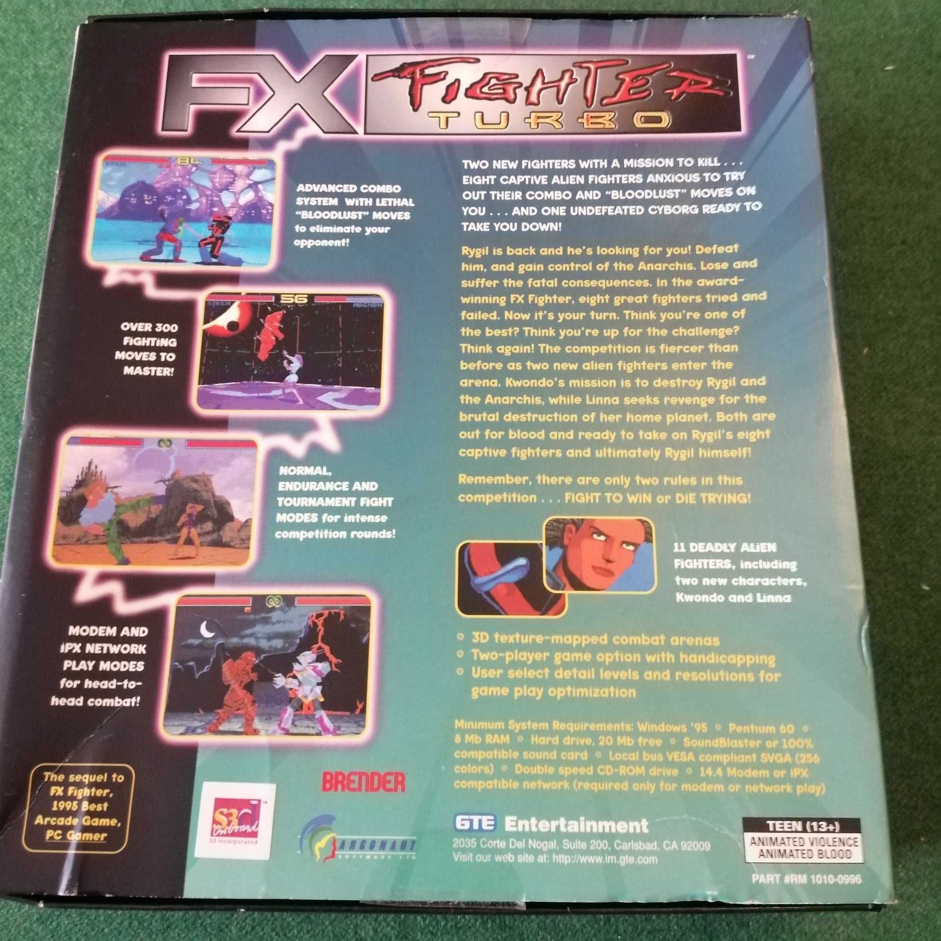 Gra PC - FX Fighter Turbo - Big Box!