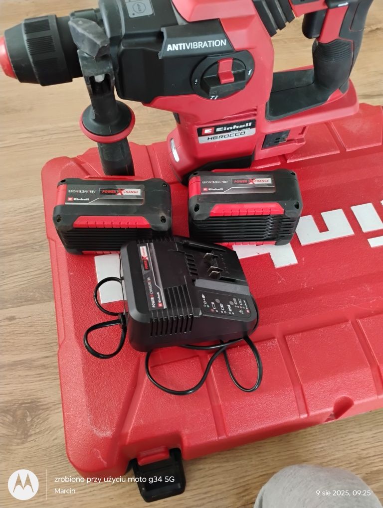 Młotowiertarka akumulatorowa EINHELL HEROCCO 38/28 3,2J 1100W SDS Plus