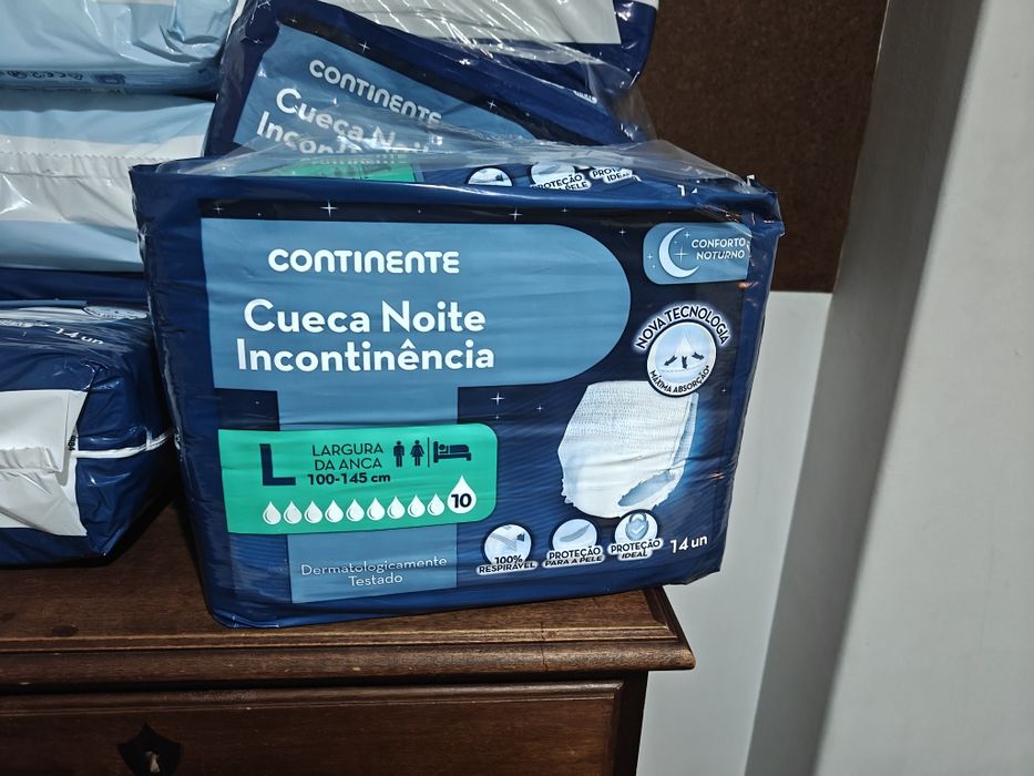 Cuecas incontinência unissexo L