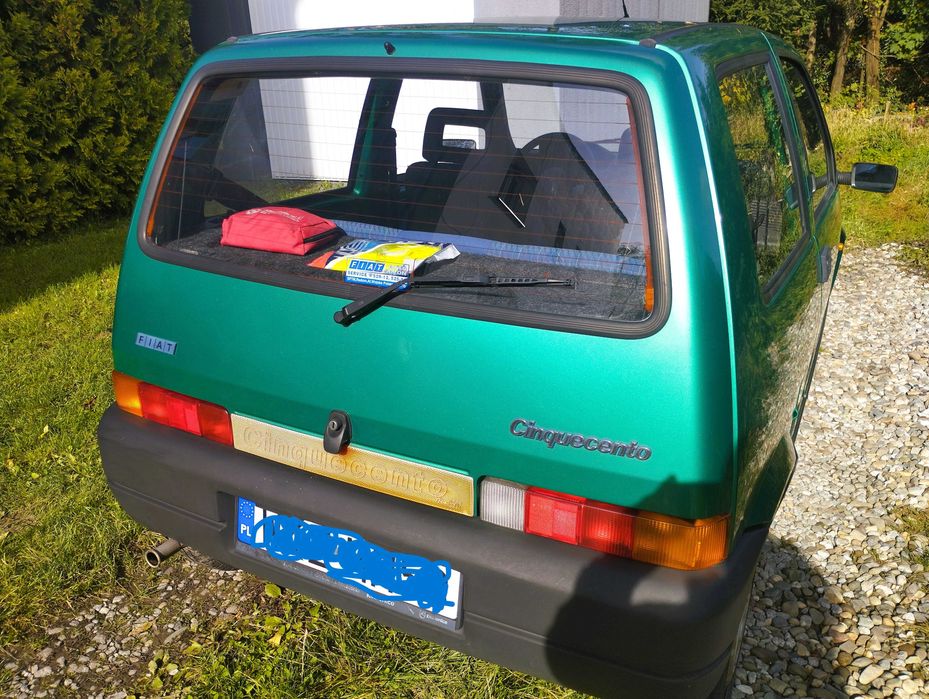 Fiat Cinquecento Kolekcjonerski OKAZJA pełen oryginał 100% sprawny.