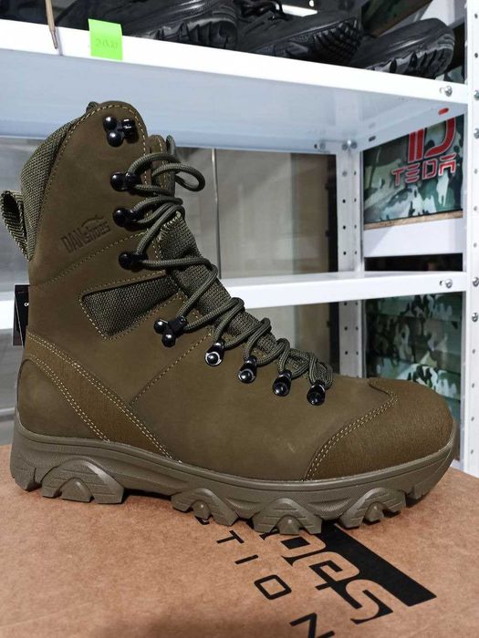 Берці зимові на міху устілка кевлар олива