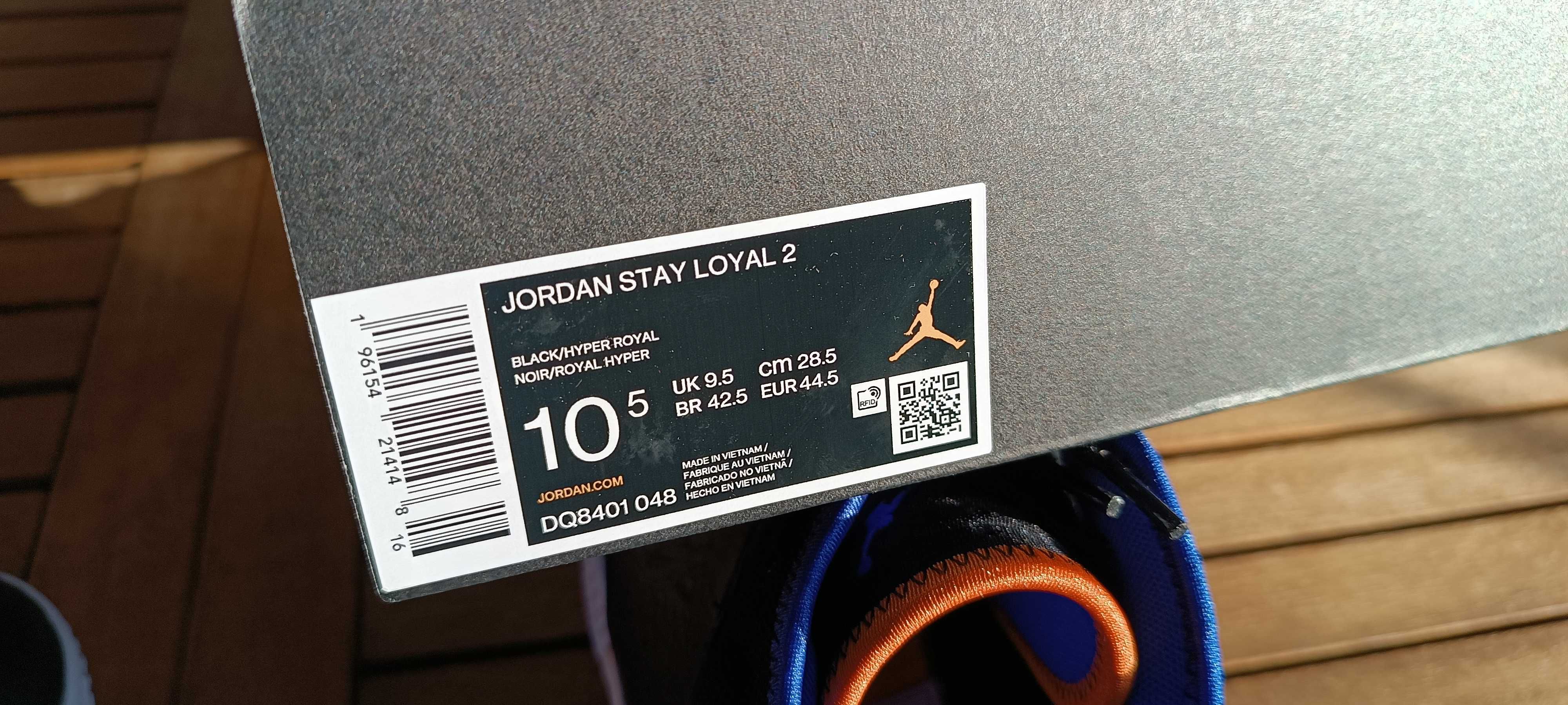 (r. Eur 44,5) Nike Jordan Stay Loyal 2 Black Hyper Royal DQ8401,-048