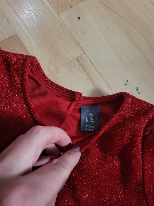 Sukienka 110 czerwona