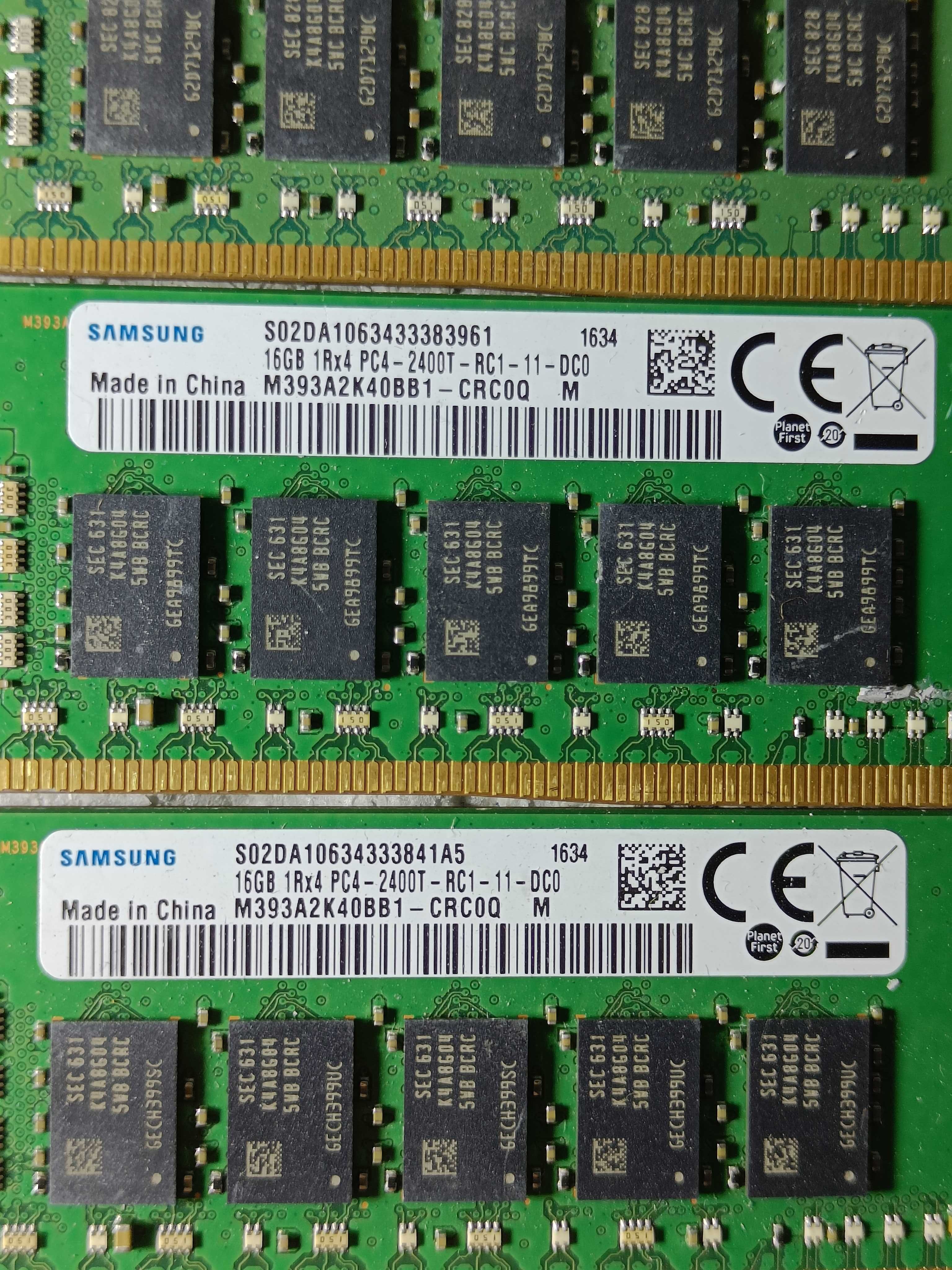 Оперативна память Серверна DDR4 16GB 8GB 4GB Samsung Hynix ECC REG