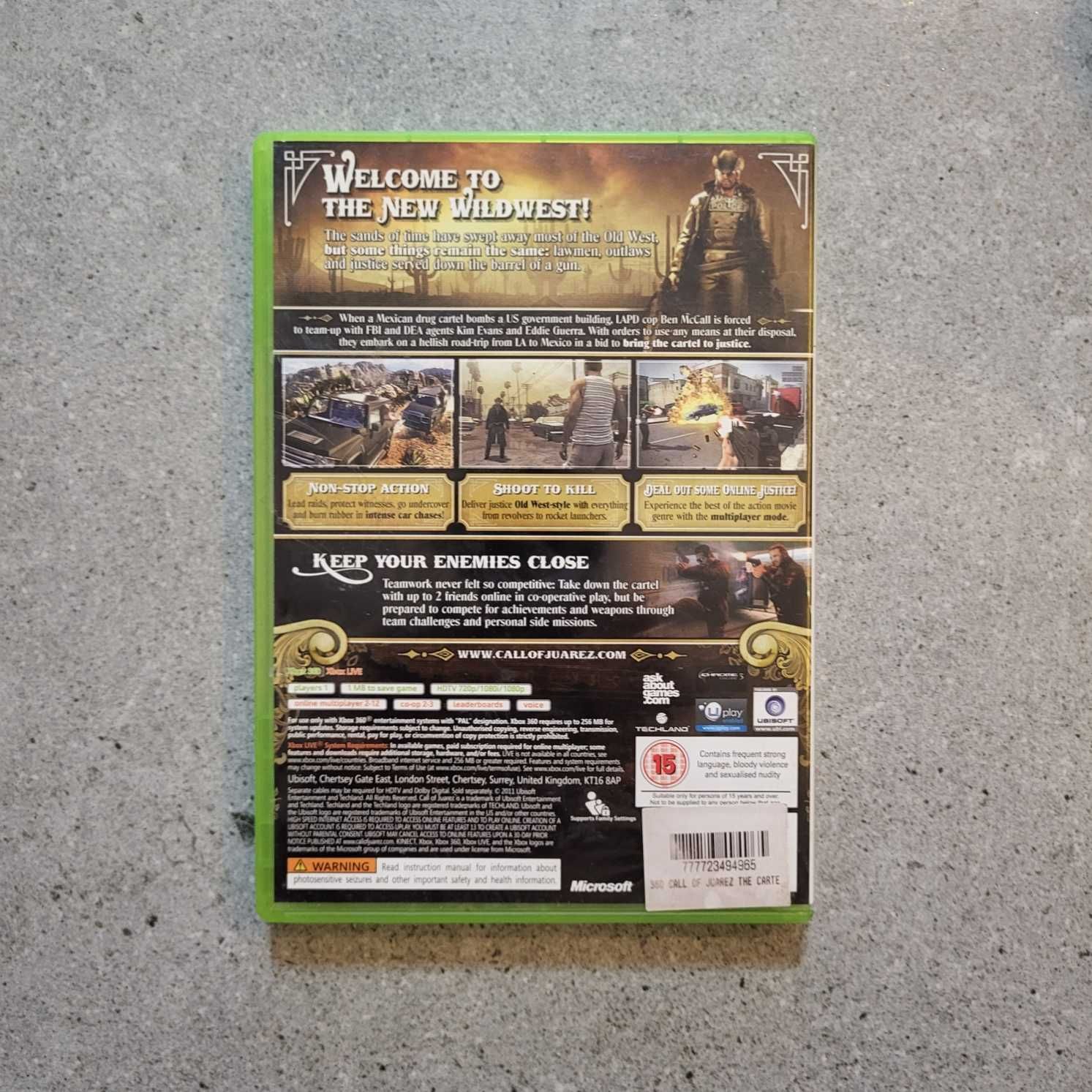 Call of Juarez the Cartel Xbox 360