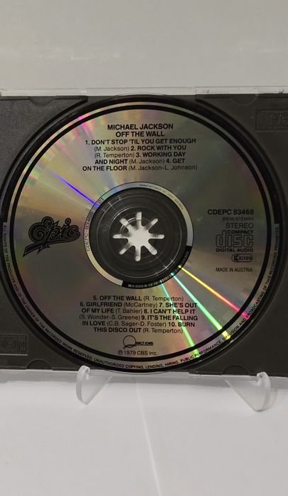 Michael Jackson Off The Wall CD lata 80