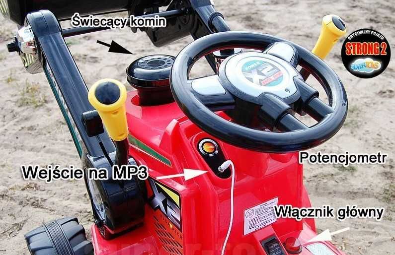 Super mocny TRAKTOR Z ŁYŻKĄ   Dla dziecka 12V Świetny Prezent 3 KOLORY