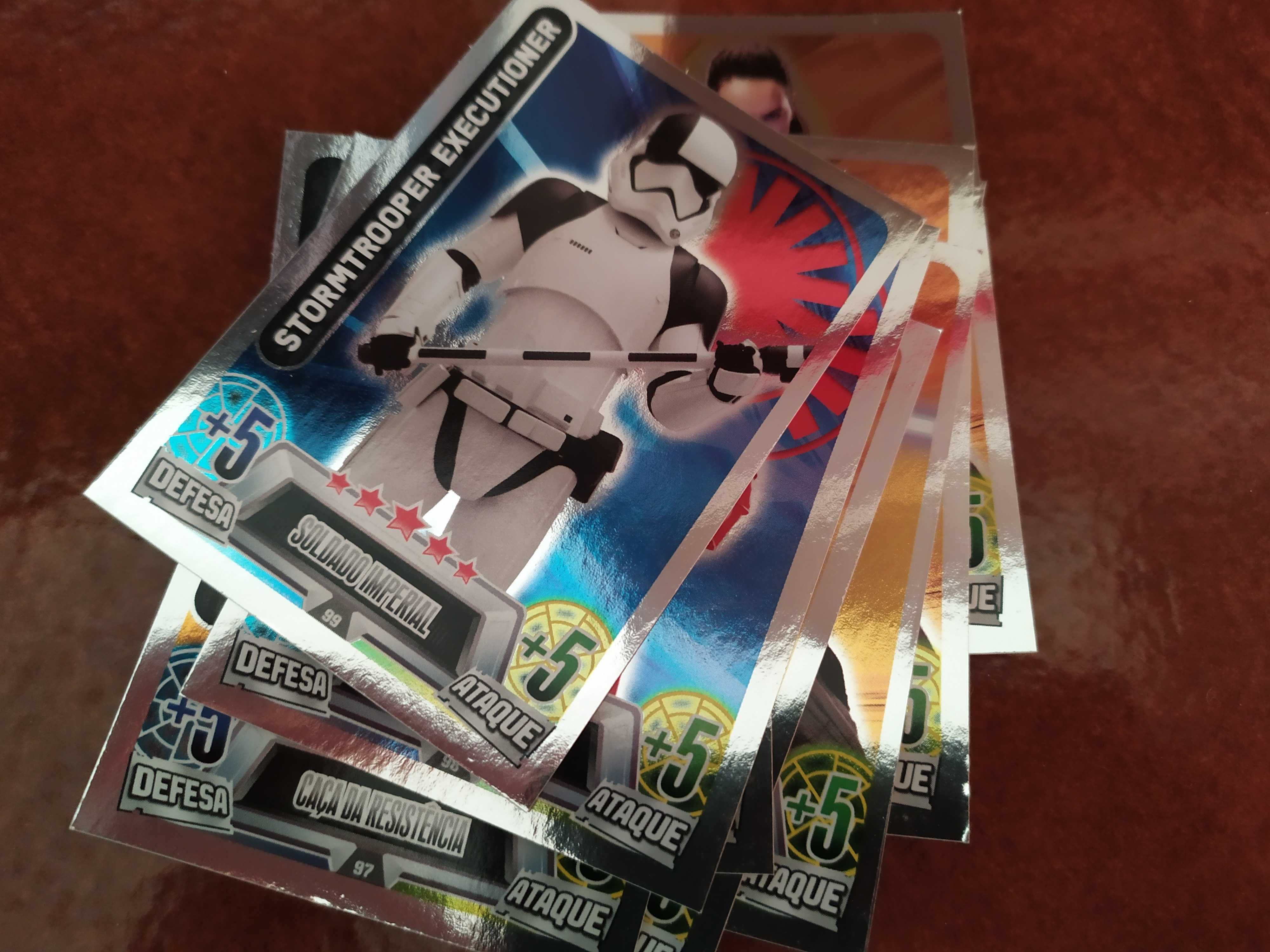 Topps Star Wars Force Attax Trading Card Games - Lote de 121 Cartas