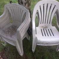 Plastykowe krzesła ogrodowe