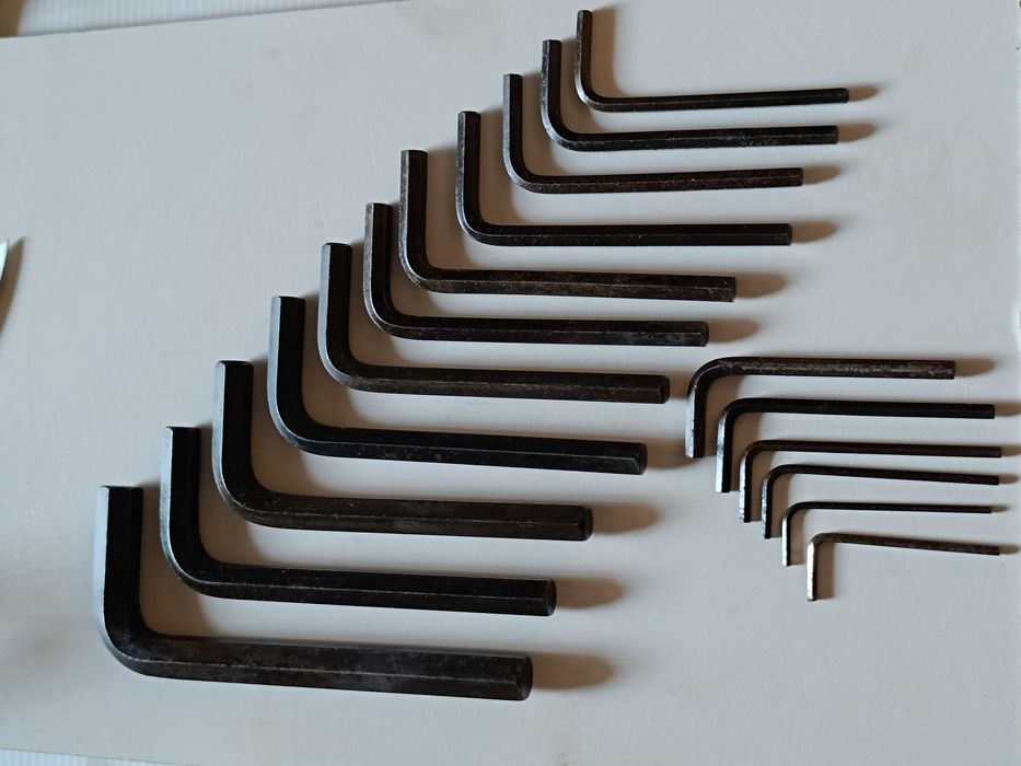 Conjunto de 17 Chaves sextavadas ou Allen