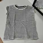 Koszulka t-shirt w paski marynarski 110 kik dziewczynka
