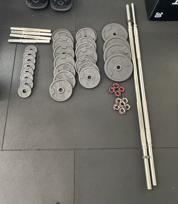 Set de Halteres + Barra (50kg)