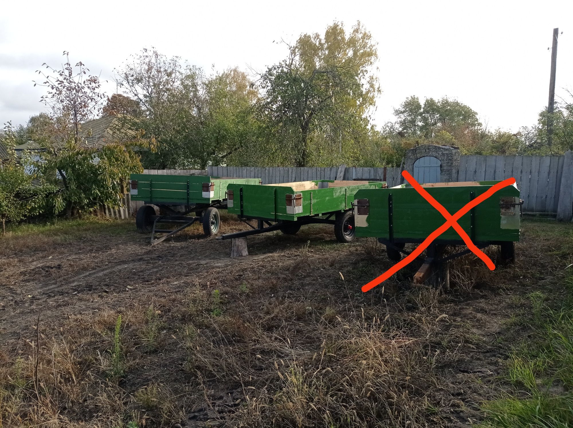 Продам одновісний прицеп до трактора