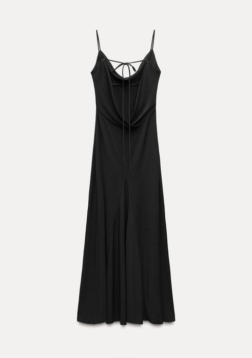Сукня zara Xs S з відкритою спиною максі