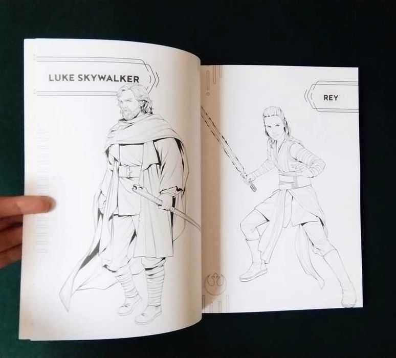 Mega kolor kolorowanka kolorowanki Star Wars Skywalker Odrodzenie