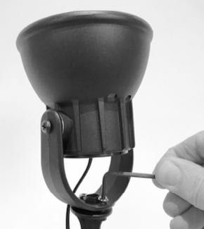 Reflektor led 1,8 W/12 V. Lampa z aluminium, grot i stopka.