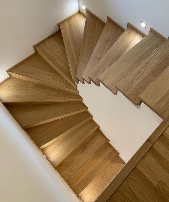 Schody trepy stopnie zabiegowe DĘBOWE LITE latawiec klasa AB NA WYMIAR