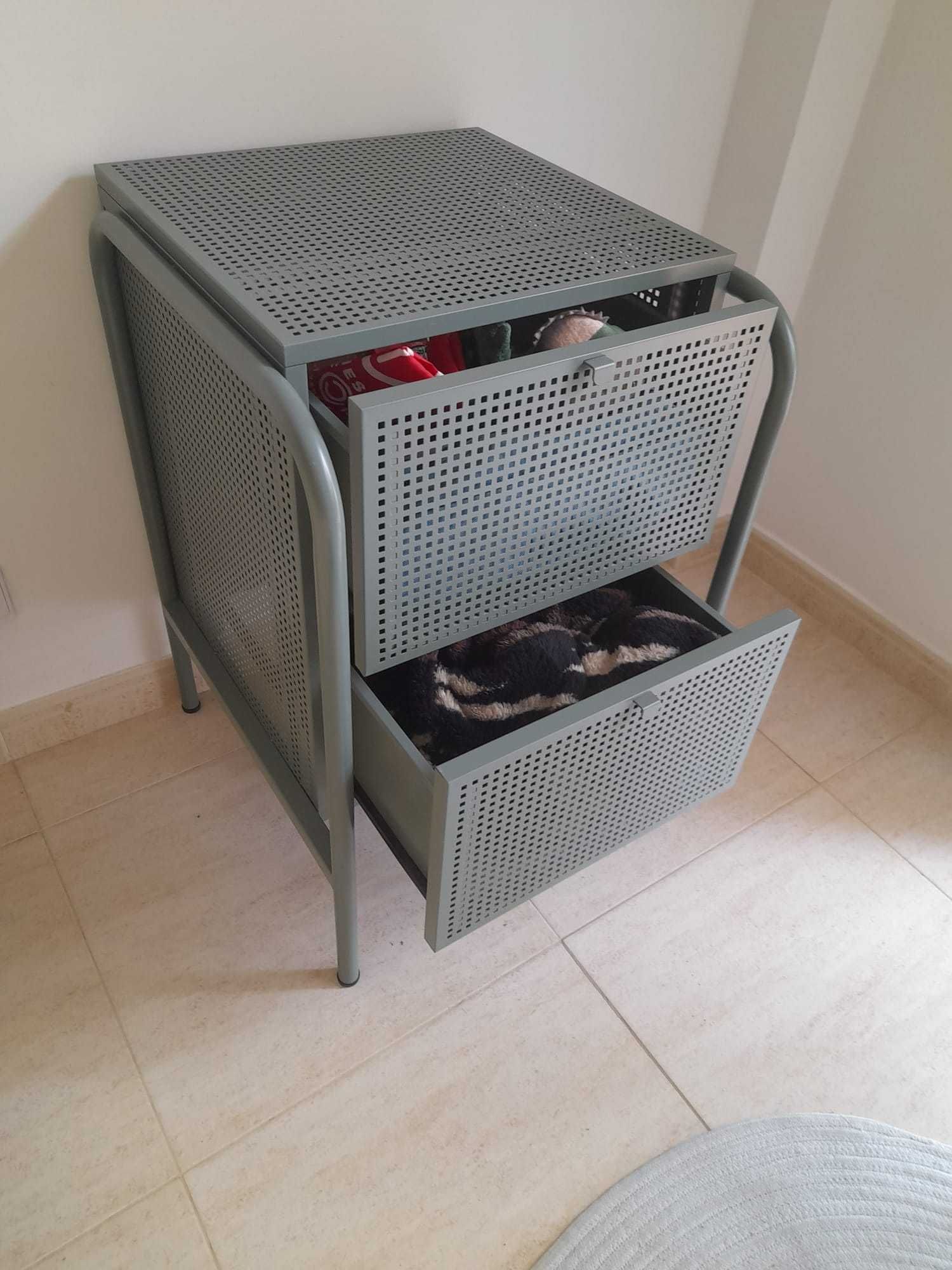 Mesa de Apoio 70X45 Verde/cinza